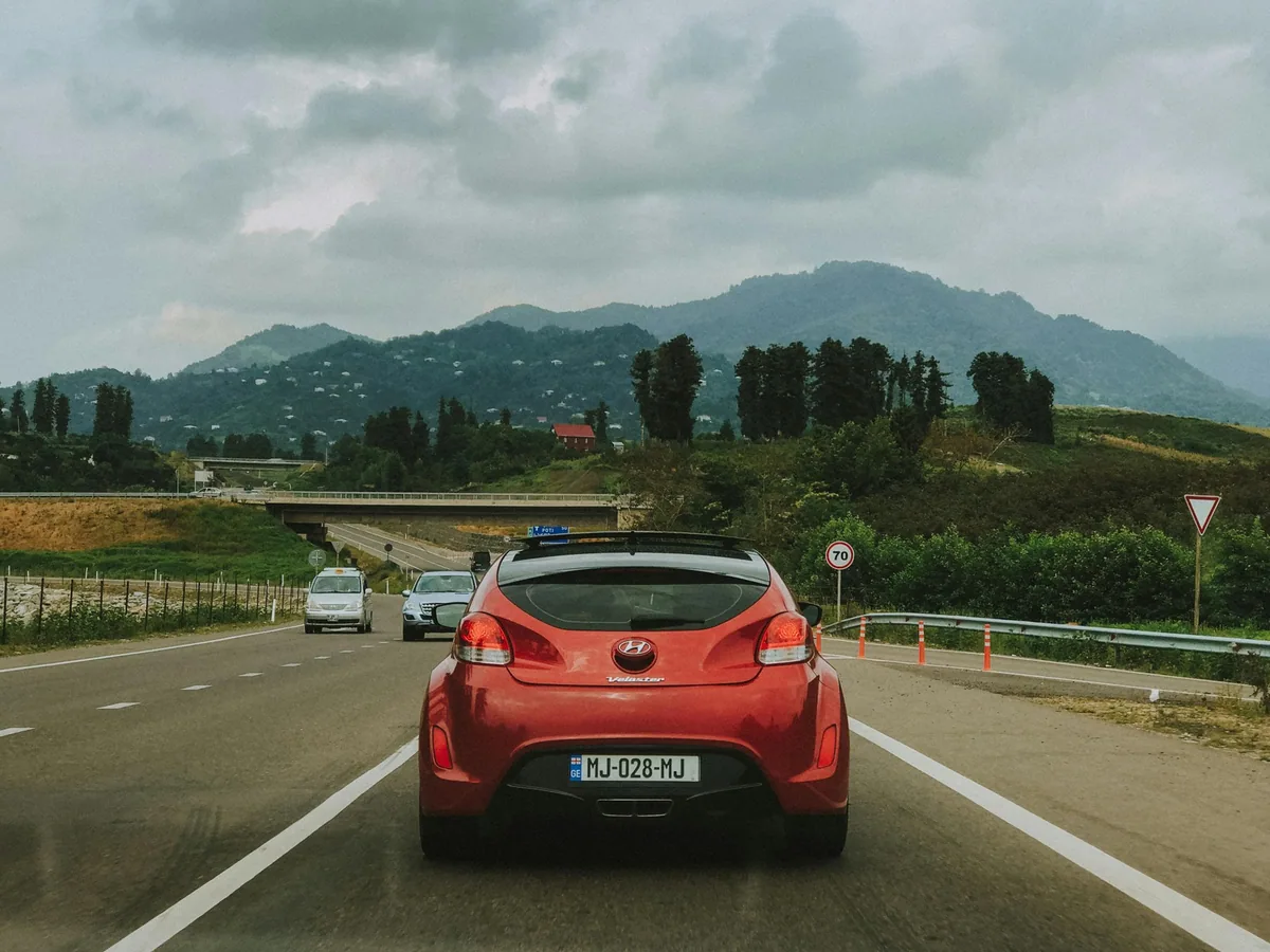 Road travel, an illustrative transport photograph