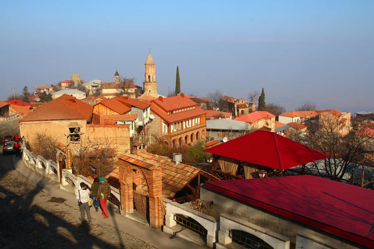 Sighnaghi town and its church in Kakheti