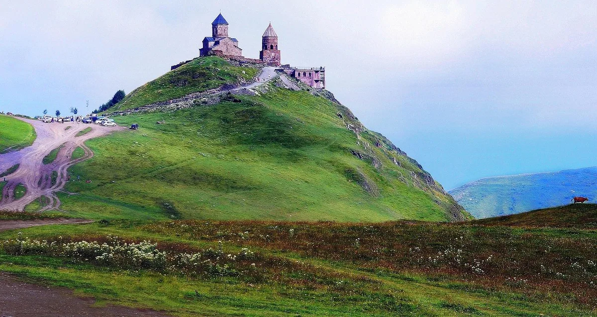 Gergeti Trinity Church near Stepantsminda